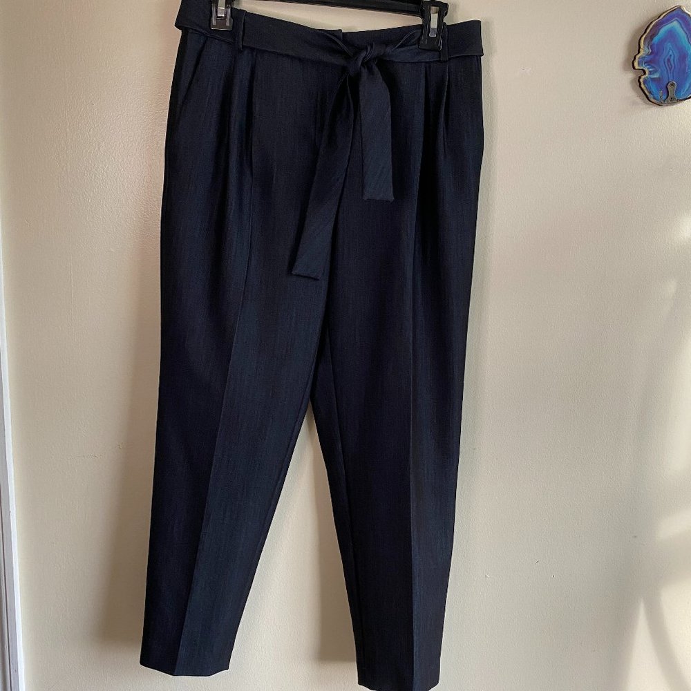 NWT Calvin Klein Tie Waist Skinny Trousers